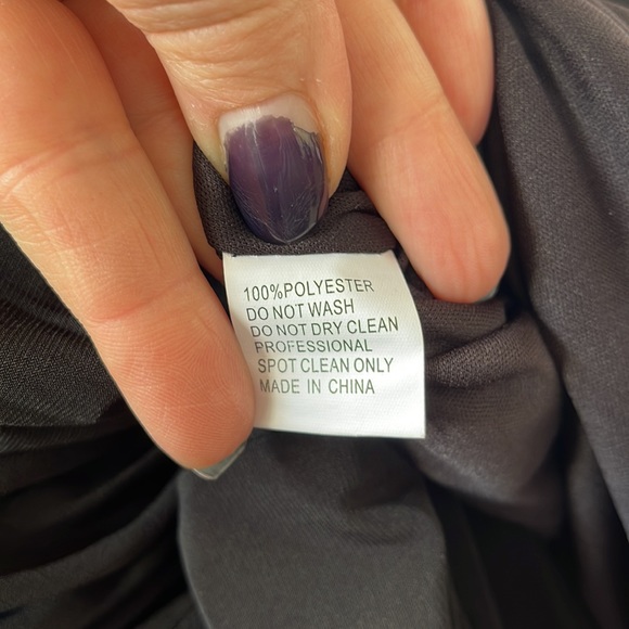 Mac Duggal - One Sleeve Beaded Cuff Side Twist Gown - Black 14 - Picture 11 of 16